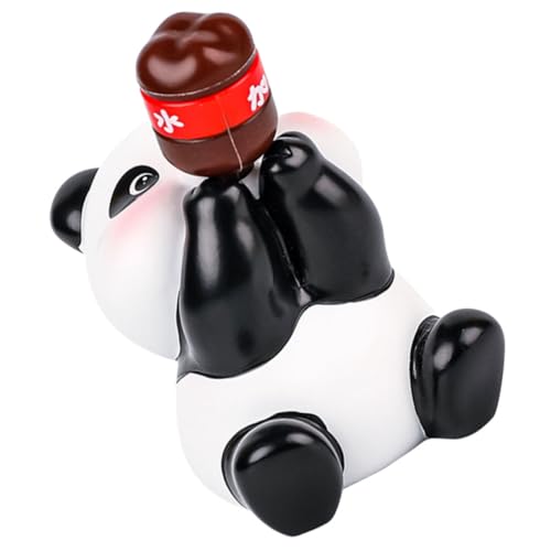 Cabilock Cartoon Panda Modelle Figuren Skulpturen Harz Dekorative Panda Statue Für Landschaft Garten von Cabilock