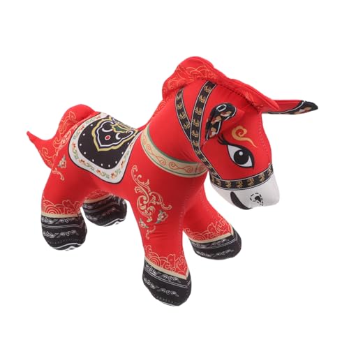 Cabilock Chinesisches Pferd Kuscheltier Weiches Plüschpferd mit Realistischen Details Leichtes Stofftier für Sammler Niedliche Glücksfigur zum Chinesischen Neujahr Geschenkidee Cabilock Chinesisches Pferd Kuscheltier Weiches Plüschpferd mit Realistischen Details Leichtes Stofftier für Sammler Niedliche Glücksfigur zum Chinesischen Neujahr Geschenkidee von Cabilock
