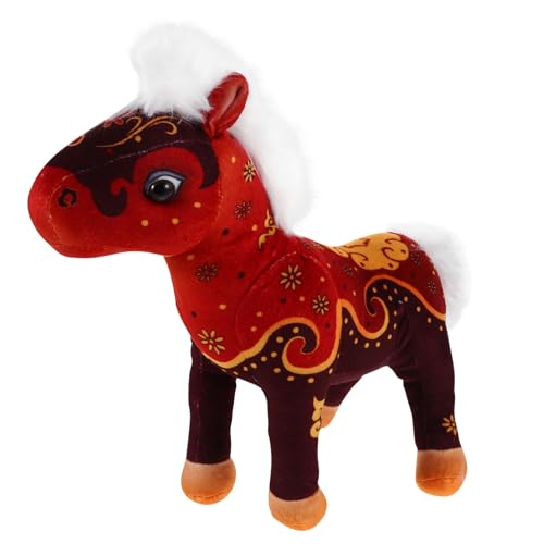 Cabilock Chinesisches Plüschpferd - Neujahrspferdepuppe 2026 Tierkreiszeichen-Maskottchen-Spielzeug Souvenir Zum Mondneujahr 2026 Idee Für Frühlingsfest Feiertage Geburtstage Und Cabilock Chinesisches Plüschpferd - Neujahrspferdepuppe 2026 Tierkreiszeichen-Maskottchen-Spielzeug Souvenir Zum Mondneujahr 2026 Idee Für Frühlingsfest Feiertage Geburtstage Und von Cabilock