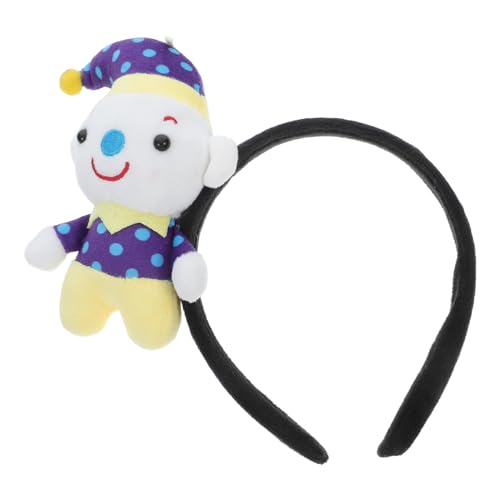 Cabilock Lustiges Clown-stirnband – Zirkusparty-accessoire Für Kinder – Kopfbedeckung Mit Halloween-maske – Dekoratives Haarband Für Mädchen von Cabilock