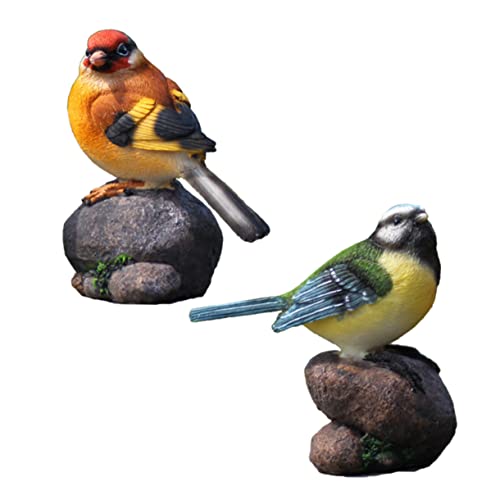 Cabilock Dekorative Mini-vögel Aus Kunstharz 2-teiliges Set Perfekt Für Zuhause Schreibtisch Garten Zum Basteln Mit Kindern Und Zur Vogelaufklärung Cabilock Dekorative Mini-vögel Aus Kunstharz 2-teiliges Set Perfekt Für Zuhause Schreibtisch Garten Zum Basteln Mit Kindern Und Zur Vogelaufklärung von Cabilock