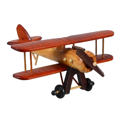Cabilock Elegantes Flugzeug-hängeornament Aus Holz Doppeldecker-Spielzeug Für Jungen Und Mädchen - Für Zuhause Cabilock Elegantes Flugzeug-hängeornament Aus Holz Doppeldecker-Spielzeug Für Jungen Und Mädchen - Für Zuhause von Cabilock