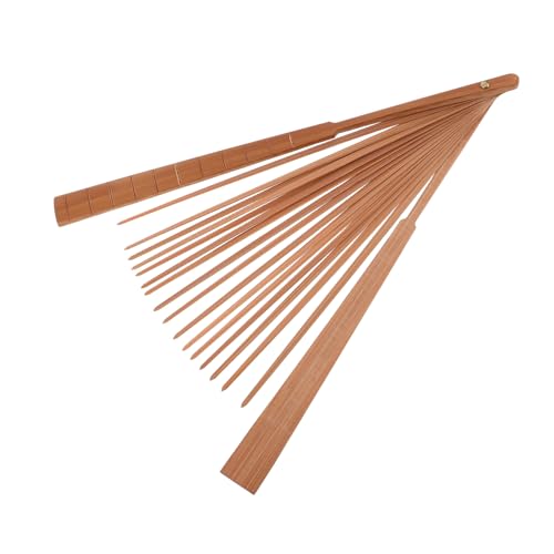 Cabilock Fächerrahmen Japanischer Stil Faltbar Handlich Nachhaltig Leicht Tragbar DIY Brautfächer Zubehör von Cabilock