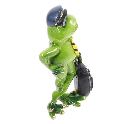Cabilock Froschdekoration Schwamm Niedliche Sache Frosch-Statue süßer Plüsch Kuscheltier Gartenverzierung Froschskulptur Gartenfroschstatuen Frosch-Ornament Froschfigur Harz von Cabilock
