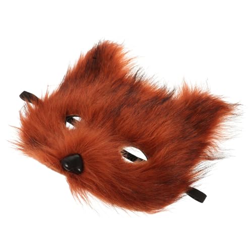 Cabilock Einzigartige Halbmaske Pelzige Katzenmaske Vielseitiges Party-accessoire Für Halloween von Cabilock