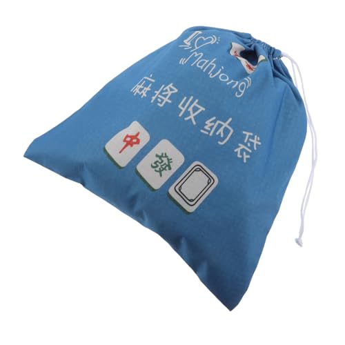 Cabilock Große Mahjong Aufbewahrungstasche aus Robustem Stoff mit Kordelzug Wasser Staubdicht Langlebiger Organizerbeutel für Mahjong-spielsteine Praktischer Tragbarer Spielzubehörhalter Cabilock Große Mahjong Aufbewahrungstasche aus Robustem Stoff mit Kordelzug Wasser Staubdicht Langlebiger Organizerbeutel für Mahjong-spielsteine Praktischer Tragbarer Spielzubehörhalter von Cabilock