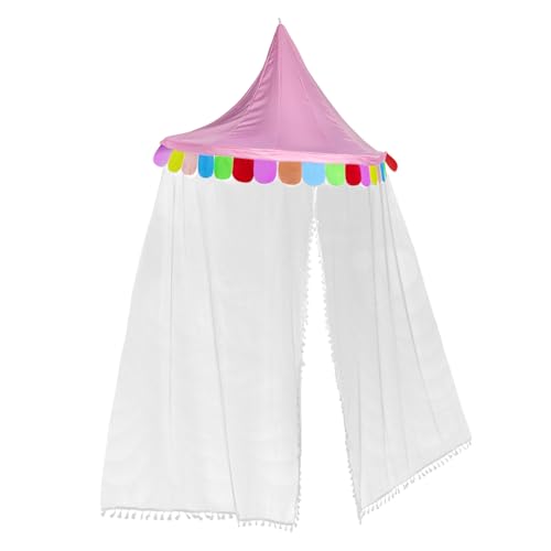 Cabilock Halbrundes Kinderbett Baldachin Zelt mit Atmungsaktivem Netzvorhang Leichter Faltbarer Spielzelt Baldachin für Mädchen Indoor Leseecke und Dekoration Hautfreundlich und Cabilock Halbrundes Kinderbett Baldachin Zelt mit Atmungsaktivem Netzvorhang Leichter Faltbarer Spielzelt Baldachin für Mädchen Indoor Leseecke und Dekoration Hautfreundlich und von Cabilock