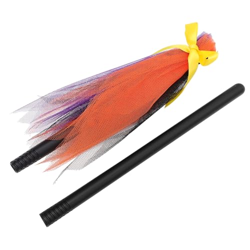 Cabilock Halloween Hexenbesen Requisit Kreativer Cosplay Zauberbesen mit Lebendigem Farbverlauf Sicher für Erwachsene Dekoration für Halloween Party und Kostüm Cabilock Halloween Hexenbesen Requisit Kreativer Cosplay Zauberbesen mit Lebendigem Farbverlauf Sicher für Erwachsene Dekoration für Halloween Party und Kostüm von Cabilock