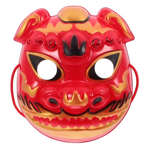 Cabilock Halloween Löwenmaske Gruselige Kostümmaske für Karneval und Halloween Feiern Leicht und Langlebig für Cosplay und Schaurige von Cabilock