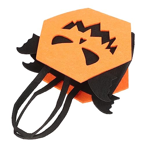 Cabilock Halloween-Süßigkeitsbeutel Halloween Süßes sonst gibt's Saures Taschen Zellophan-Halloween-Taschen halloween bag halloweentüten Geschenkbeutel Goodie - Vlies Orange Cabilock Halloween-Süßigkeitsbeutel Halloween Süßes sonst gibt's Saures Taschen Zellophan-Halloween-Taschen halloween bag halloweentüten Geschenkbeutel Goodie - Vlies Orange von Cabilock