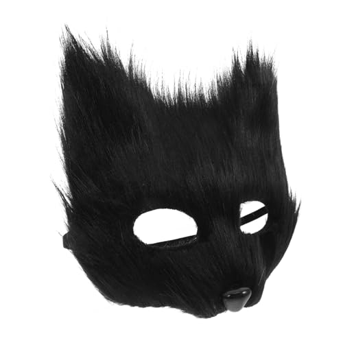 Cabilock Halloween-maske Für Jungen Und Mädchen Plüschtier Halbgesichtskostüm Realistische Pelzige Maske Für Party Cabilock Halloween-maske Für Jungen Und Mädchen Plüschtier Halbgesichtskostüm Realistische Pelzige Maske Für Party von Cabilock