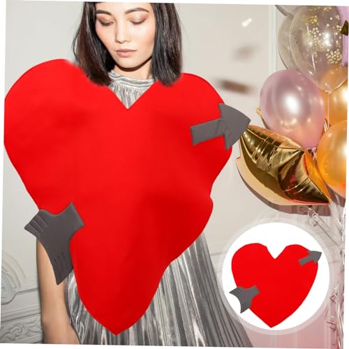 Cabilock Herz Kostüm Cosplay Party Kostüm mit Herzform Wiederverwendbar Romantisches Bühnenoutfit für Damen und Herren Geeignet für Halloween Valentinstag Karneval Cabilock Herz Kostüm Cosplay Party Kostüm mit Herzform Wiederverwendbar Romantisches Bühnenoutfit für Damen und Herren Geeignet für Halloween Valentinstag Karneval von Cabilock