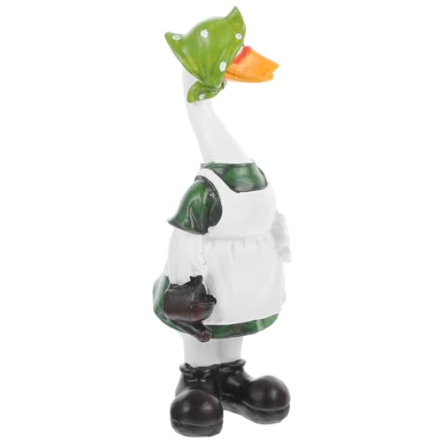 Cabilock Jubiläumsstatue Animal Figures tooniesfiguren House Decoration Lustige Tierfigur witzige gartenfiguren Gans-Statue Ente, du Figur Ente Halskette Feenhaus Harzfiguren Dekoration Cabilock Jubiläumsstatue Animal Figures tooniesfiguren House Decoration Lustige Tierfigur witzige gartenfiguren Gans-Statue Ente, du Figur Ente Halskette Feenhaus Harzfiguren Dekoration von Cabilock