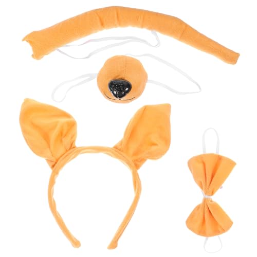 Cabilock Känguru Ohren Stirnband Für Frauen Cosplay Kostüm Zubehör Mit Nase Und Schleife Tierkostüm Für Halloween Und Partys Cabilock Känguru Ohren Stirnband Für Frauen Cosplay Kostüm Zubehör Mit Nase Und Schleife Tierkostüm Für Halloween Und Partys von Cabilock