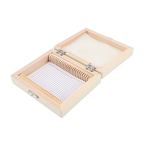 Cabilock Kasten Biologische Slice-Box Gefäßwerkzeuge Mini-Drehmaschine tragbar Bausatz Korb Mikroskop -Objektträgerhalter Mikroskop-Objektträger-Etui Holz Mikroskop -Schleifbehälter Beige Cabilock Kasten Biologische Slice-Box Gefäßwerkzeuge Mini-Drehmaschine tragbar Bausatz Korb Mikroskop -Objektträgerhalter Mikroskop-Objektträger-Etui Holz Mikroskop -Schleifbehälter Beige von Cabilock