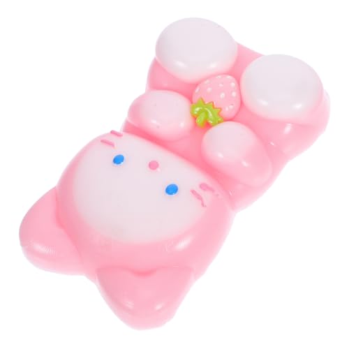 Cabilock Kawaii Cat Squishy Weiches Erdbeer Katzen Fidget für Erwachsene Stressabbauende Quetsch Spielzeuge für Geburtstagsfeiern und Sammler von Cabilock