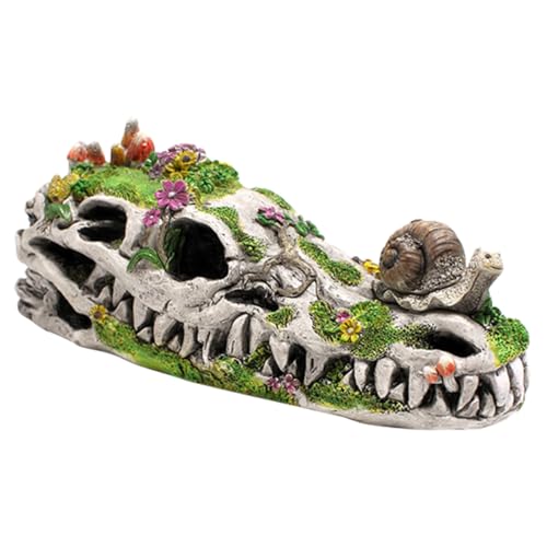Cabilock Einzigartige -Dinosaurier-gartenstatue Aus Kunstharz Basteldekoration Für Halloween von Cabilock