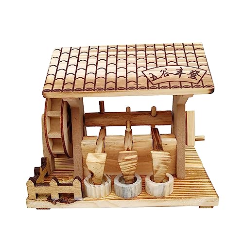 Cabilock Holz-wasserrad-Modell Handgefertigt Bauernhof-Werkzeug Wasserrad-Handwerk Für Das Home Office Cabilock Holz-wasserrad-Modell Handgefertigt Bauernhof-Werkzeug Wasserrad-Handwerk Für Das Home Office von Cabilock