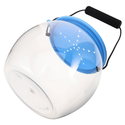 Cabilock Klares Tragbares Fischbehälter mit Deckel und Griff Robustes Transparentes Aquarium für Betta Hydroponic Pflanzen und Meereserkundungen Am Strand See und Pool Cabilock Klares Tragbares Fischbehälter mit Deckel und Griff Robustes Transparentes Aquarium für Betta Hydroponic Pflanzen und Meereserkundungen Am Strand See und Pool von Cabilock