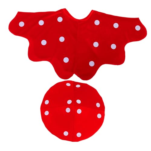 Cabilock Pilzkappe Und Umhang-set Für Damen Cosplay Halloween-kostüm Kleid Einzigartiges Design Für Party-events von Cabilock