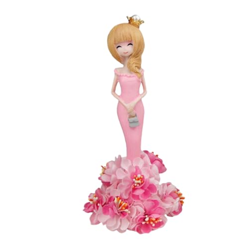 Cabilock Krone Kuchen Resin Puppe für Geburtstagsfeier Rosa Tortendekoration Kreatives Wohnaccessoire für Kindergeburtstag und Jubiläen Cabilock Krone Kuchen Resin Puppe für Geburtstagsfeier Rosa Tortendekoration Kreatives Wohnaccessoire für Kindergeburtstag und Jubiläen von Cabilock