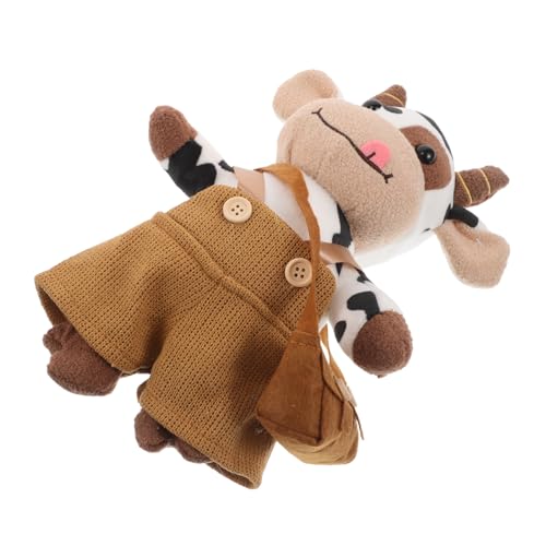 Cabilock Kuhpuppe Kuh Auto Dekoration Puppen Kuh Auto Deko Kuh Dekoration für Auto Süßes Kuhzubehör Kuhstopftier Kuscheltiere Kuh Stofftier groß Kuh stickig Plüsch von Cabilock