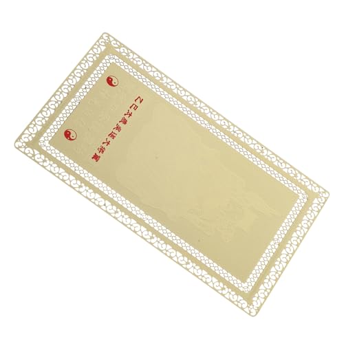 Cabilock Elegante Taisui Glücksbringer-Karte Aus Kupfer Traditionelle Amulettkarte Für Glück Und Feng Shui Schutzkarte Kleine Blessing Card Für Geldbörse von Cabilock