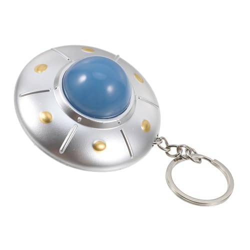 Cabilock LED leuchtender Ufo Schlüsselanhänger mit Sound Robustes Plastik Stylisches Weltraum design Praktische Auffälliges Geschenk für Jungen und Mädchen Cabilock LED leuchtender Ufo Schlüsselanhänger mit Sound Robustes Plastik Stylisches Weltraum design Praktische Auffälliges Geschenk für Jungen und Mädchen von Cabilock