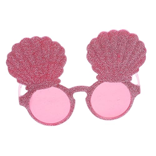 Cabilock Lustige Hawaiianische Partybrille aus Abs Material Tropisches Luau Design mit Pinkem Glitzermuscheleffekt Dekoratives Partyaccessoire für Karneval Kostüm und Strandpartys Cabilock Lustige Hawaiianische Partybrille aus Abs Material Tropisches Luau Design mit Pinkem Glitzermuscheleffekt Dekoratives Partyaccessoire für Karneval Kostüm und Strandpartys von Cabilock