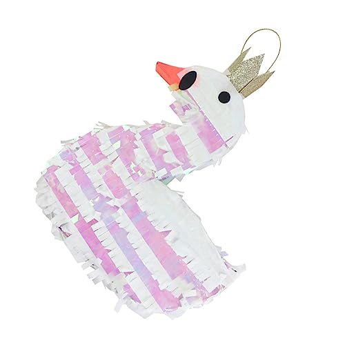 Cabilock Lustige Pinata Form Eines Schwans Tassel Piñata Für Geburtstagsfeiern Hochzeiten Und Partys Zum Befüllen Mit Süßigkeiten von Cabilock
