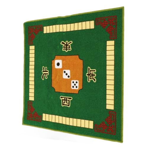 Cabilock Mahjong-tischdecke Mahjong-tischmatte Dekoratives Design Robust Geräuschlos Für Poker-kartenspiele von Cabilock