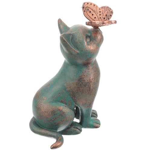 Cabilock Miniatur Katzenfigur aus Resin Süße Deko für Drinnen und Draußen für Katzenliebhaber Langlebig und Pflegeleicht für Kleine Räume Cabilock Miniatur Katzenfigur aus Resin Süße Deko für Drinnen und Draußen für Katzenliebhaber Langlebig und Pflegeleicht für Kleine Räume von Cabilock