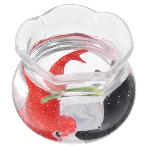 Cabilock Miniaturer Fischtank mit Koi Figuren Dekoratives Zubehör für Puppenhäuser und Mikrolandschaften Realistische Aquarium Dekoration Pflegeleicht und Einfach zu Reinigen Cabilock Miniaturer Fischtank mit Koi Figuren Dekoratives Zubehör für Puppenhäuser und Mikrolandschaften Realistische Aquarium Dekoration Pflegeleicht und Einfach zu Reinigen von Cabilock