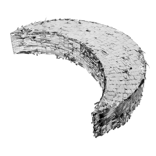 Cabilock Moon Piñata Große Silberne Piñata zum Aufhängen Kreative Partydekoration für Geburtstagsfeiern Wiederverwendbar aus Sicherem Papier Befüllbar mit Süßigkeiten und Kleinen Cabilock Moon Piñata Große Silberne Piñata zum Aufhängen Kreative Partydekoration für Geburtstagsfeiern Wiederverwendbar aus Sicherem Papier Befüllbar mit Süßigkeiten und Kleinen von Cabilock