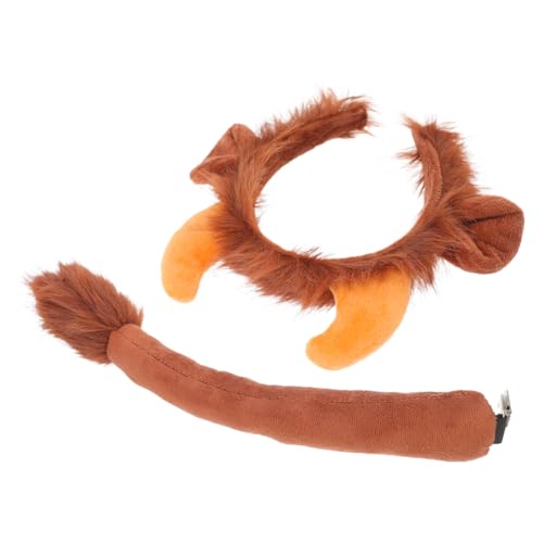 Cabilock Niedliches Tierkostüm Set Kuhhorn Haarreif und Set Cosplay Zubehör für Karneval Halloween Party Kostümaccessoires von Cabilock