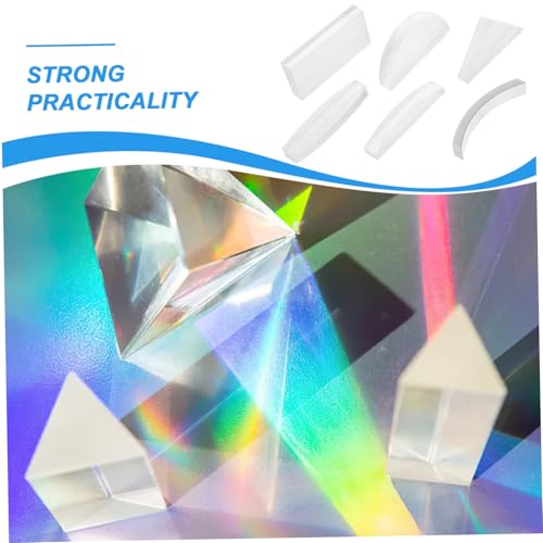 Cabilock Optisches Linsenset Glas Physik Unterricht Experiment mit Konkaven und Konvexen Linsen für Wissenschaftliche Experimente in Schule Labor Leicht und Tragbar von Cabilock
