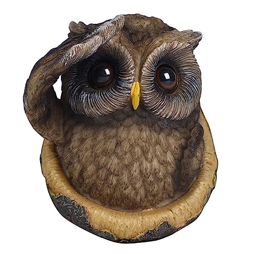 Cabilock Ornamente aus Harz für hühner Ostergeschenk Eulenbaumdekor gartenfigur Solarleuchten Garten Lichter Dekorationen im Freien Eule Figur Gartendekoration Cabilock Ornamente aus Harz für hühner Ostergeschenk Eulenbaumdekor gartenfigur Solarleuchten Garten Lichter Dekorationen im Freien Eule Figur Gartendekoration von Cabilock