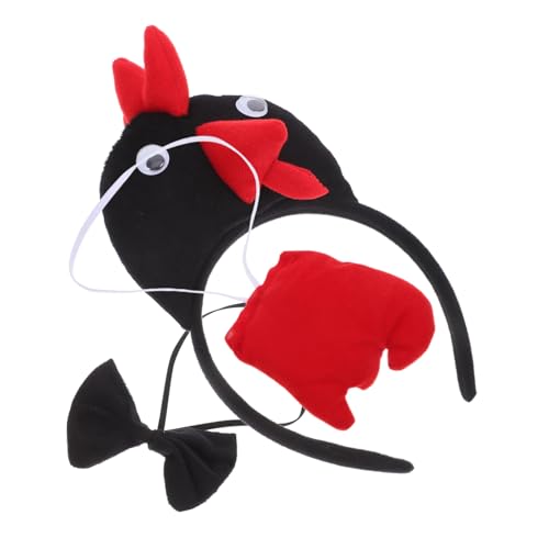 Cabilock Ostern Huhn Kostüm Set Hahn Stirnband Und Tier Haar Zubehör Für Party Dress up Cabilock Ostern Huhn Kostüm Set Hahn Stirnband Und Tier Haar Zubehör Für Party Dress up von Cabilock