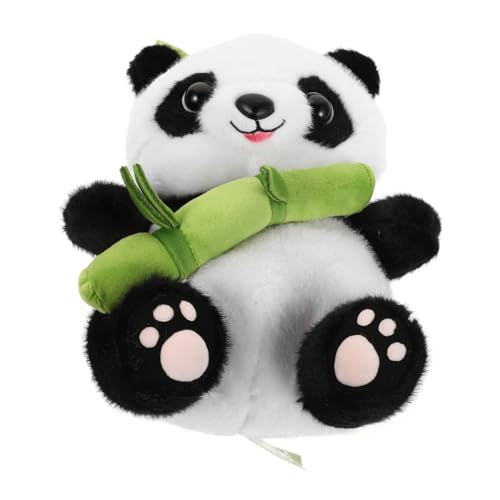 Cabilock Panda-Puppe Panda Panda plüschtier Panda Kuscheltier Panda Plüschpuppe Panda Spielzeugauto Pandaspielzeug für Mädchen Chinesisches Panda-Plüschtier Panda-Zeug PP Baumwolle von Cabilock