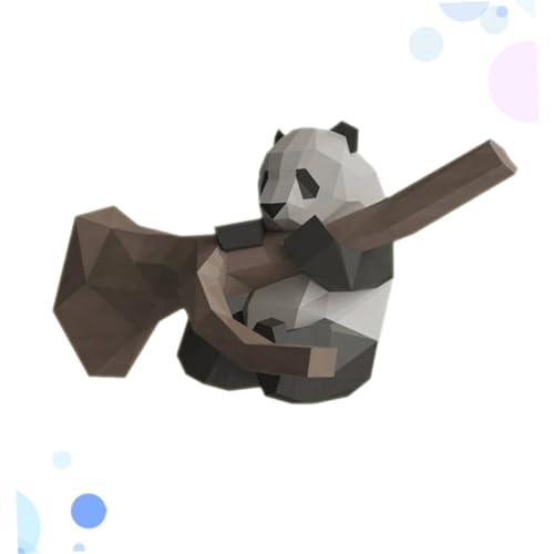 Cabilock Panda im Baum Papiermodell DIY Origami Handgefertigte Geometrische Dekoration ohne Schere für Festival Party Geschenk Cabilock Panda im Baum Papiermodell DIY Origami Handgefertigte Geometrische Dekoration ohne Schere für Festival Party Geschenk von Cabilock