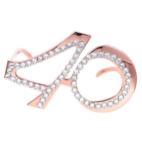 Cabilock Partybrille mit Kristallnummern Lustige Brille für Geburtstagsfeiern Fotorequisiten Leicht und Bequem für Erwachsene Cabilock Partybrille mit Kristallnummern Lustige Brille für Geburtstagsfeiern Fotorequisiten Leicht und Bequem für Erwachsene von Cabilock