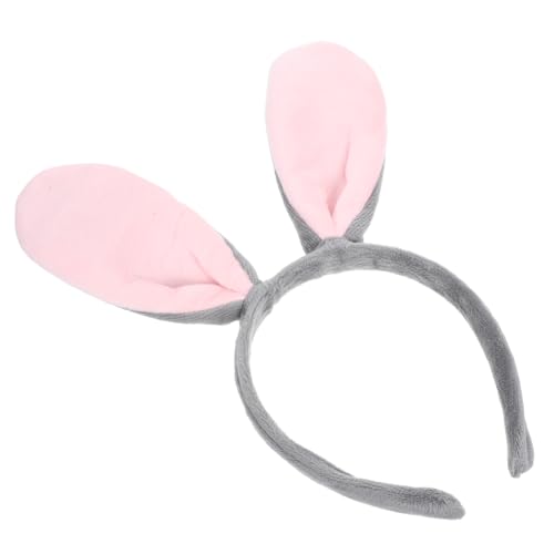 Cabilock Plüsch Hasenohren Stirnband Kuscheliges Bunny Headband Braune Ohr Accessoire für Ostern Party Cosplay Festliche Verkleidung Zubehör für Damen von Cabilock