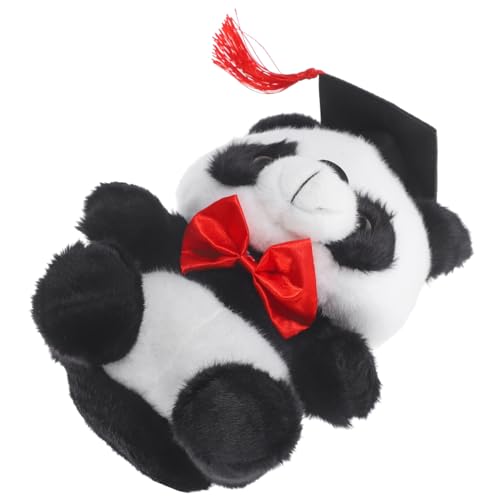 Cabilock Plüsch Panda mit Doktorhut Süßes Kuscheltier für Absolventen und zur Abschlussfeier Weiches Plüschtier mit Fliege zur Dekoration für Freunde Cabilock Plüsch Panda mit Doktorhut Süßes Kuscheltier für Absolventen und zur Abschlussfeier Weiches Plüschtier mit Fliege zur Dekoration für Freunde von Cabilock