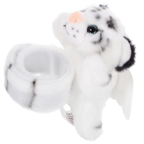 Cabilock Plüsch Schnapparmband Weißer Tiger Weiches Kuscheltier Armband Jungle Party Mitgebsel Cartoon Tier Cabilock Plüsch Schnapparmband Weißer Tiger Weiches Kuscheltier Armband Jungle Party Mitgebsel Cartoon Tier von Cabilock