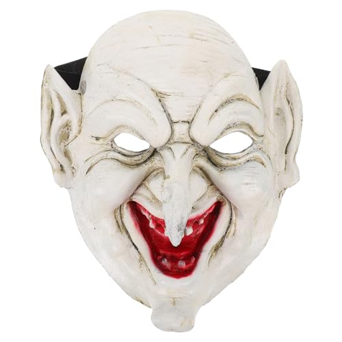 Cabilock Realistisches Hexenmaske aus Leichtem PU Schaum für Halloween Authentisches Design mit Details Bequemes Wiederverwendbares Kostümzubehör für Erwachsene für Zauberer Kostüm und von Cabilock