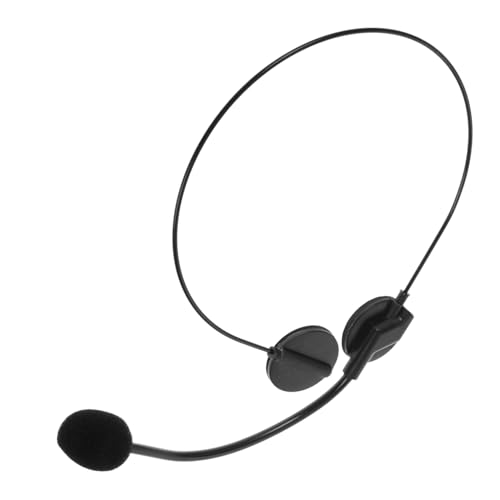 Cabilock Realistisches Rock Star Headset Spielzeugmikrofon für Leichtes Komfortables Cosplay zubehör Authentisches Bühnenkostüm Tragbares Fake Mikrofon für Partys und Halloween von Cabilock