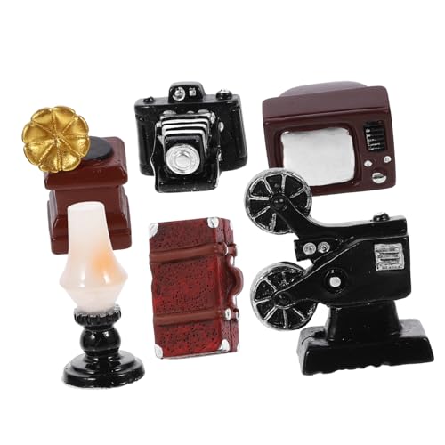 Cabilock Retro Miniatur Kamera Dekoration Teilig Detailgetreu Gestaltetes Puppenhaus Möbel Modell Geeignet für Wohnzimmer und Schreibtisch Vielseitig Einsetzbar als Fotorequisite und von Cabilock