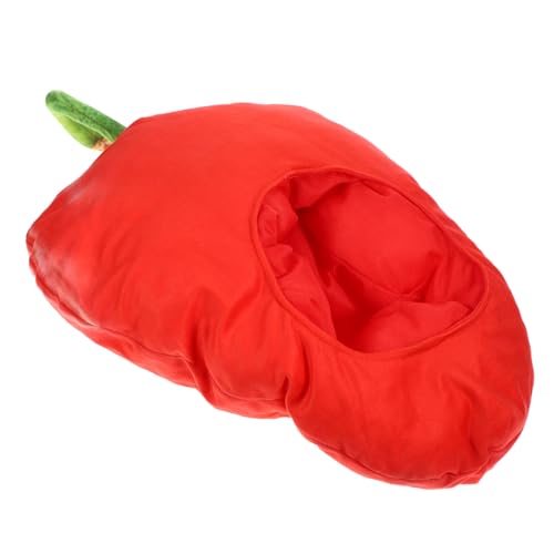 Cabilock Roter Paprika Hut Kostüm Hut für Partys Cosplay Kopfbedeckung für Auftritte und Fotos Leicht und Komfortabel für Karneval und Rollenspiele Spaßaccessoire für Jede Feier Cabilock Roter Paprika Hut Kostüm Hut für Partys Cosplay Kopfbedeckung für Auftritte und Fotos Leicht und Komfortabel für Karneval und Rollenspiele Spaßaccessoire für Jede Feier von Cabilock