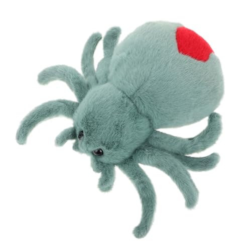 Cabilock Rotschwanzspinne- für kinderspielzeug Halloween Rote Spinne Sammlerstück Spinne deko Spinnen Halloween Spinne Plüsch Spielzeugspinne von Cabilock