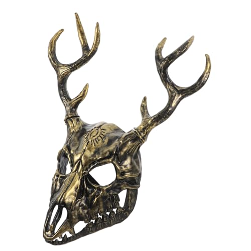 Cabilock Realistische Tiermaske Hirschgeweih Gehörnte Maske Für Halloween Cosplay Vielseitig Einsetzbar Für Partys Und von Cabilock